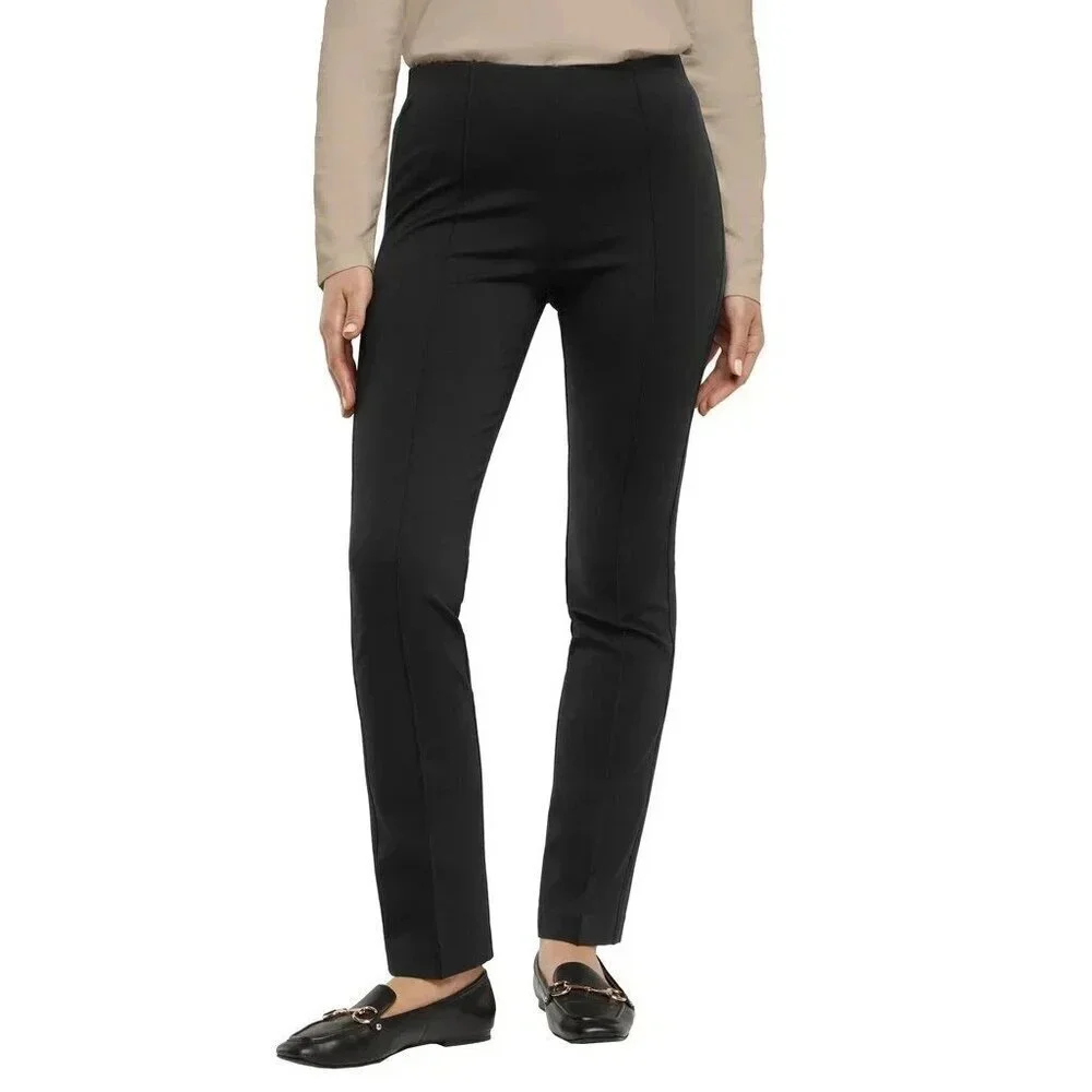 NEW Banana Republic Women's Size S Black Ponte Pant Slim Fit M0693